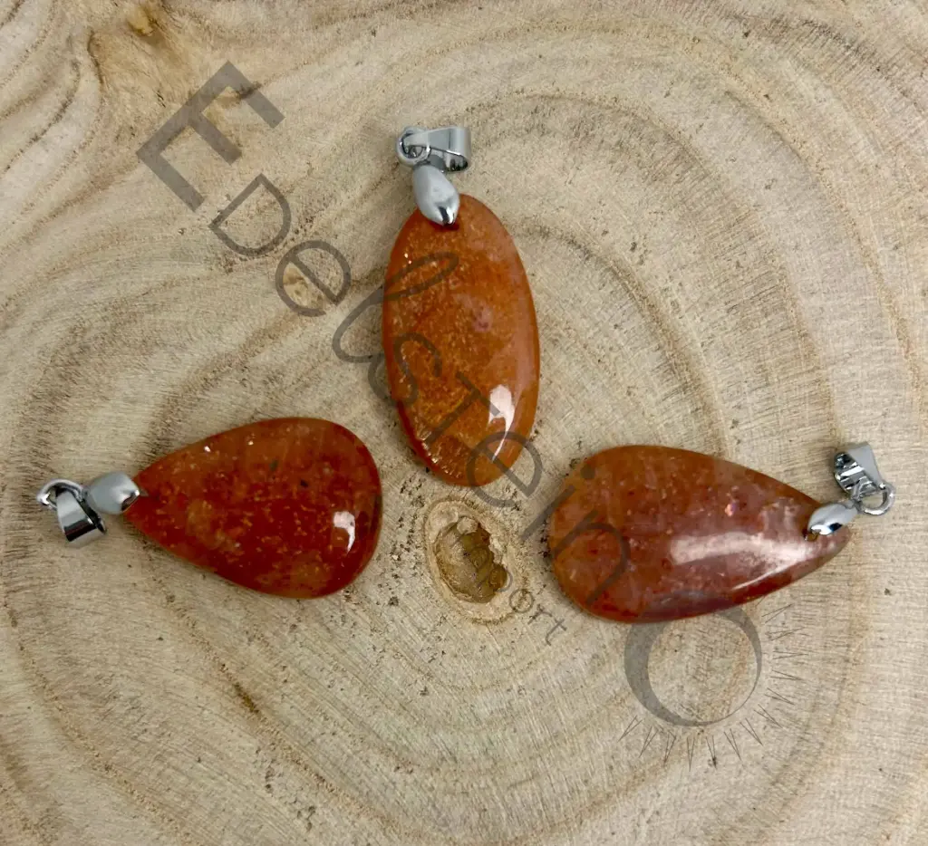 [PEN-PDSO-TM] Pendentif Pierre de Soleil – Pierres naturelles Taille M – Grossiste minéraux