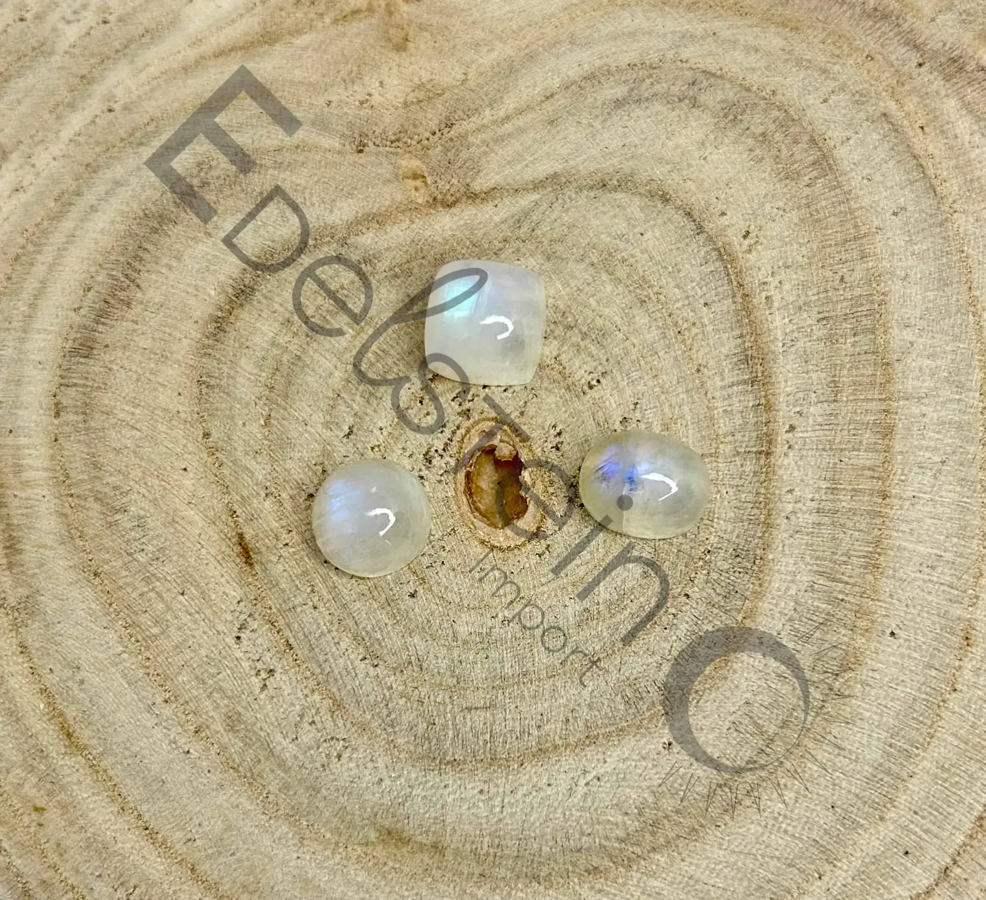 Pendentif Pierre de Lune blanche – Pierres naturelles Taille S – Grossiste minéraux