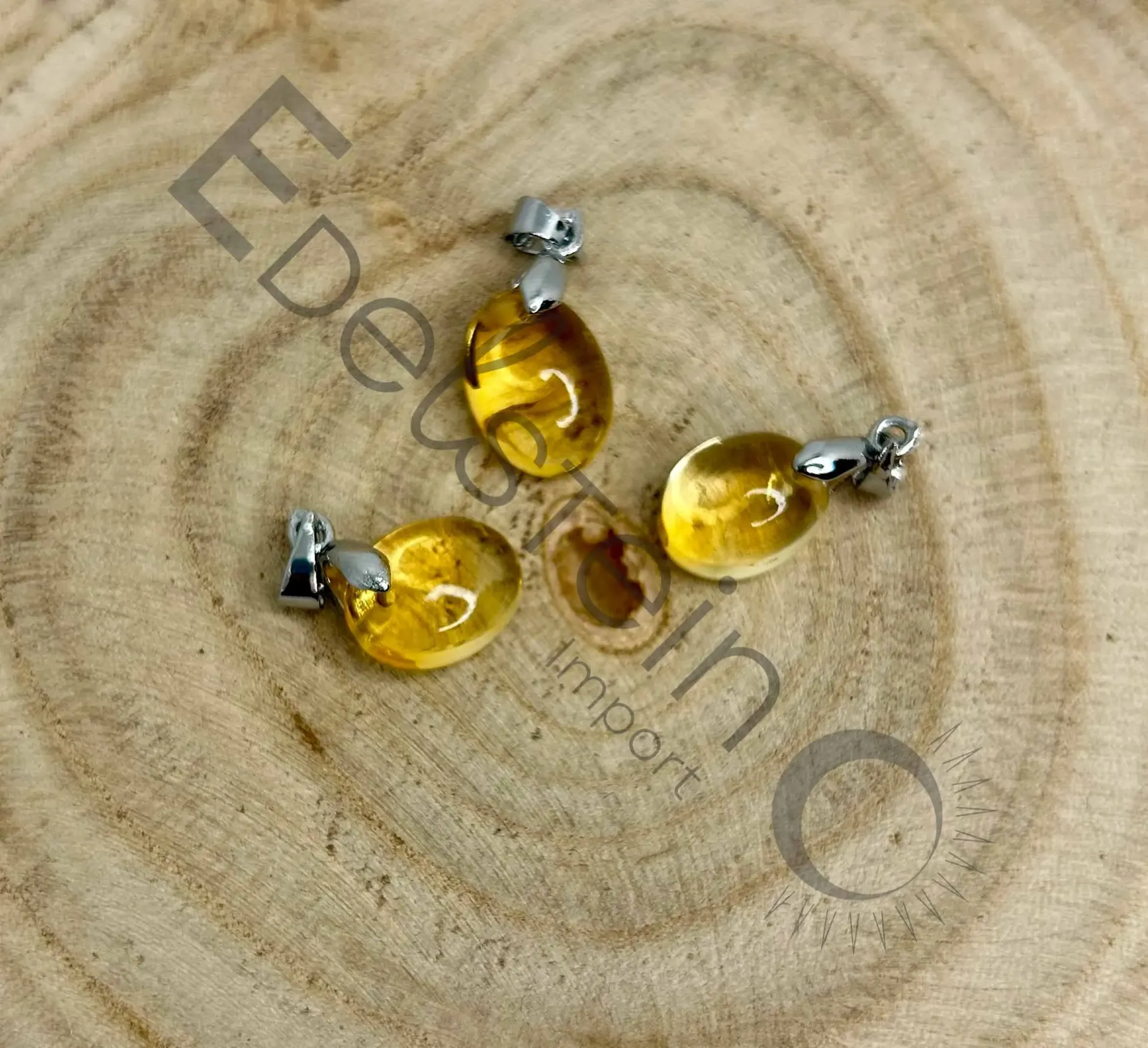 Pendentif Citrine – Pierres naturelles  Taille S – Grossiste minéraux