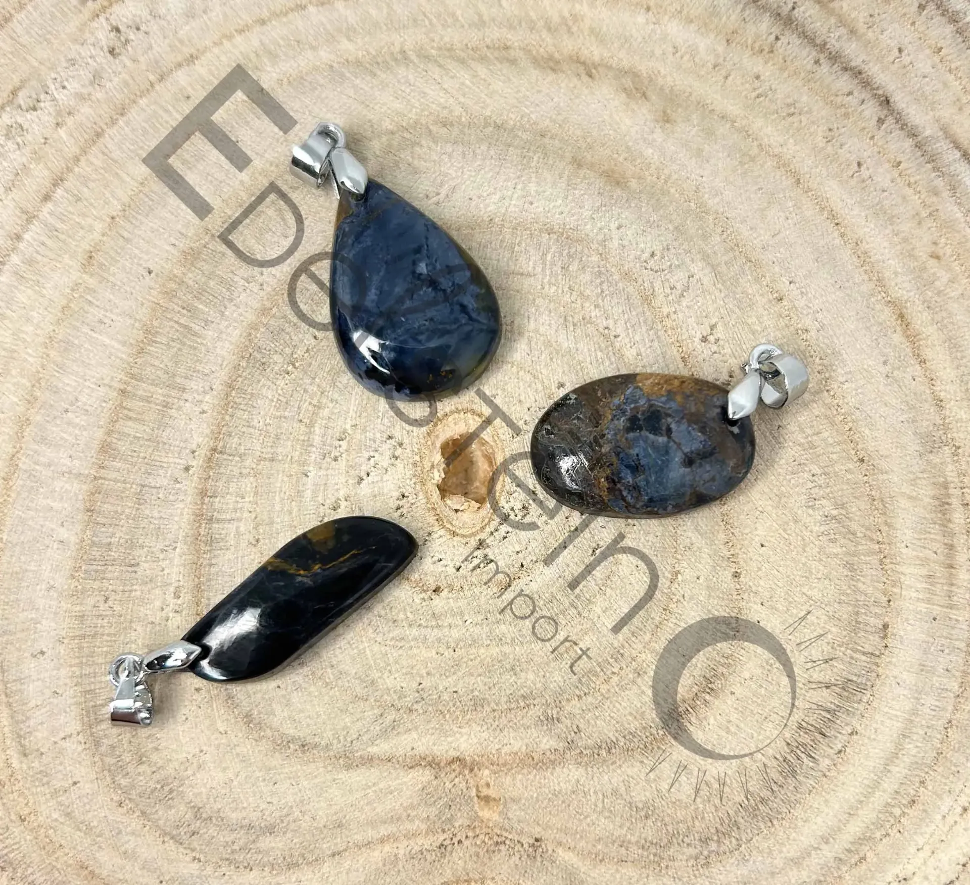 Pendentif Piétersite - Pierres naturelles Taille S – Grossiste minéraux