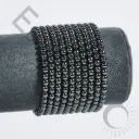 Bracelet Hématite – Perles naturelles 4mm Taille M – Grossiste minéraux