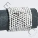 Bracelet Howlite – Perles naturelles 4mm Taille L – Grossiste minéraux