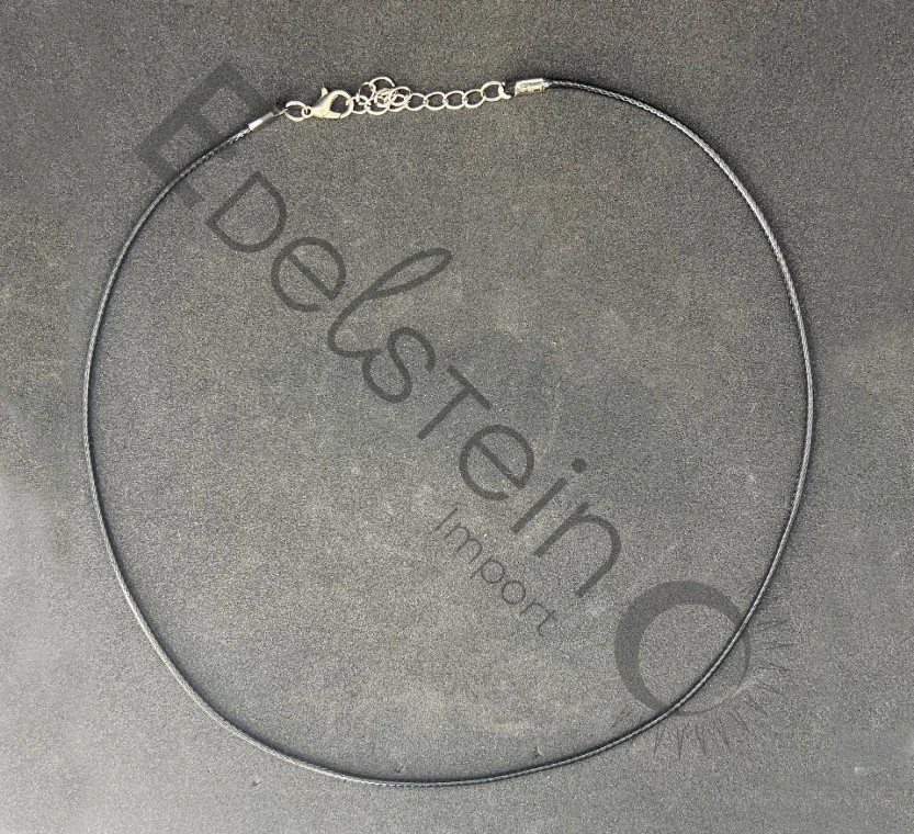 Cordon cuir noir - Grossiste minéraux