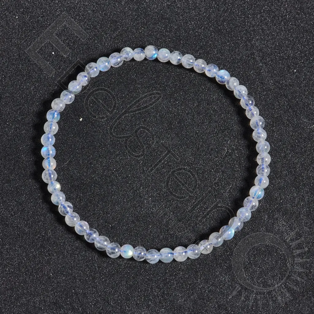 Bracelet Labradorite – Perles naturelles 4mm Taille L – Grossiste minéraux