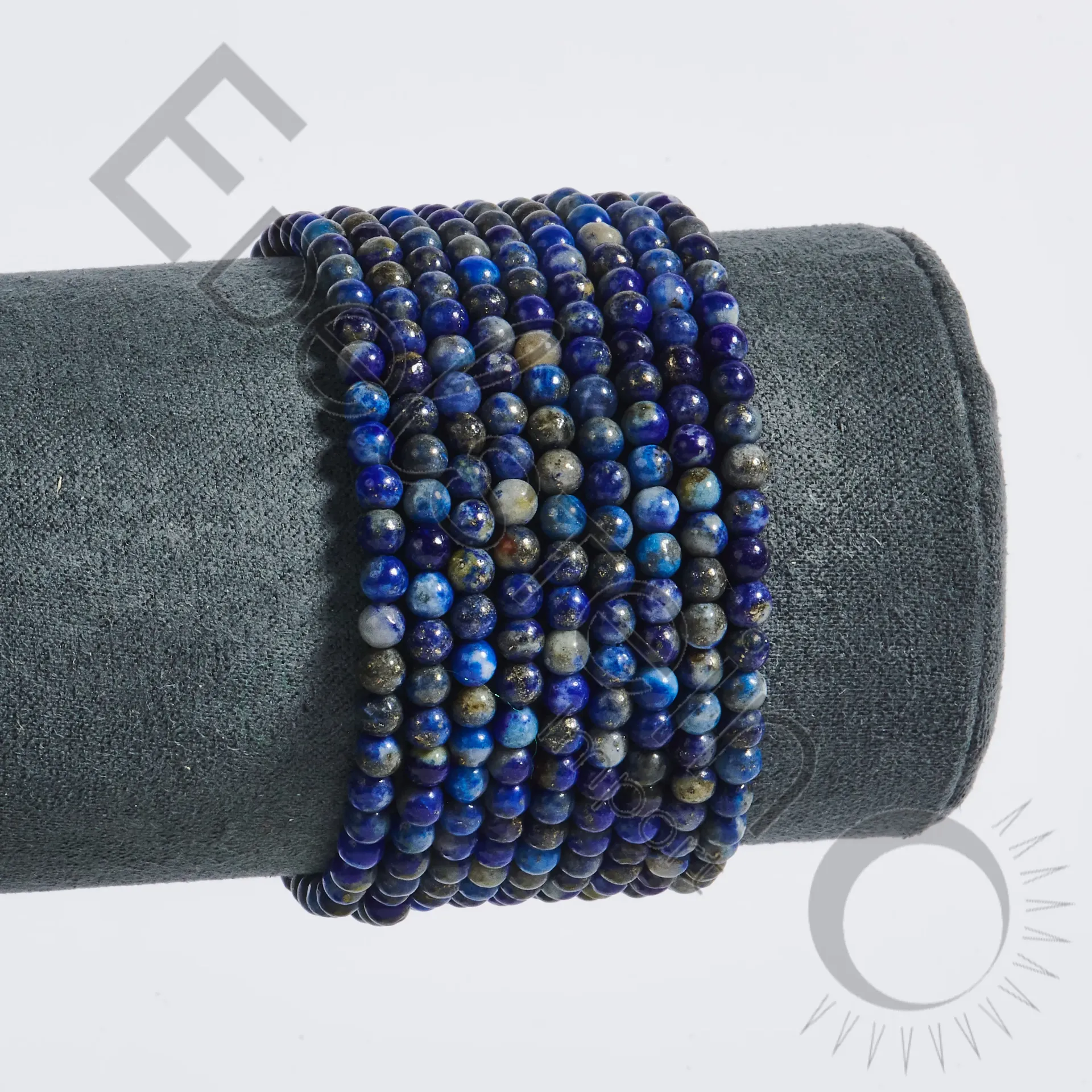 Bracelet Lapis Lazuli – Perles naturelles 4mm Taille S – Grossiste minéraux