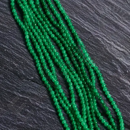 [FPE-AVE04] Fil de perles Aventurine verte – Perles naturelles 4mm – Grossiste minéraux