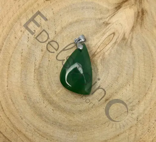[PEN-AVEARG-M] Pendentif en Aventurine verte – Pierres naturelles Taille M – Grossiste minéraux