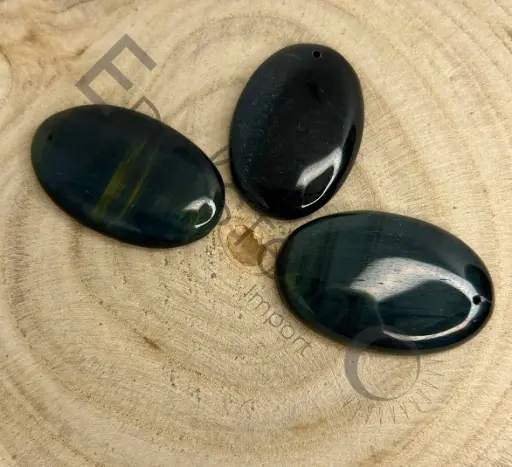 [PEN-ODFA-TL] Pendentif en Oeil de Faucon – Pierres naturelles taille L – Grossiste minéraux